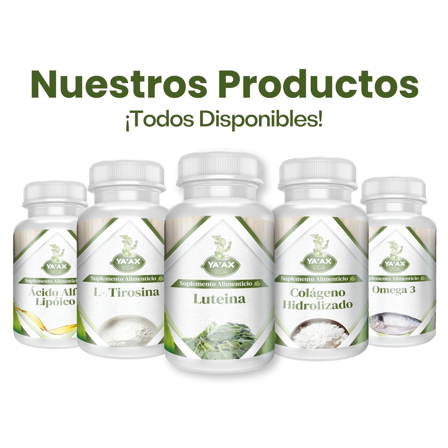 Luteina 90 Capsulas 500 Mg Ya' Ax Vida 100% Puro