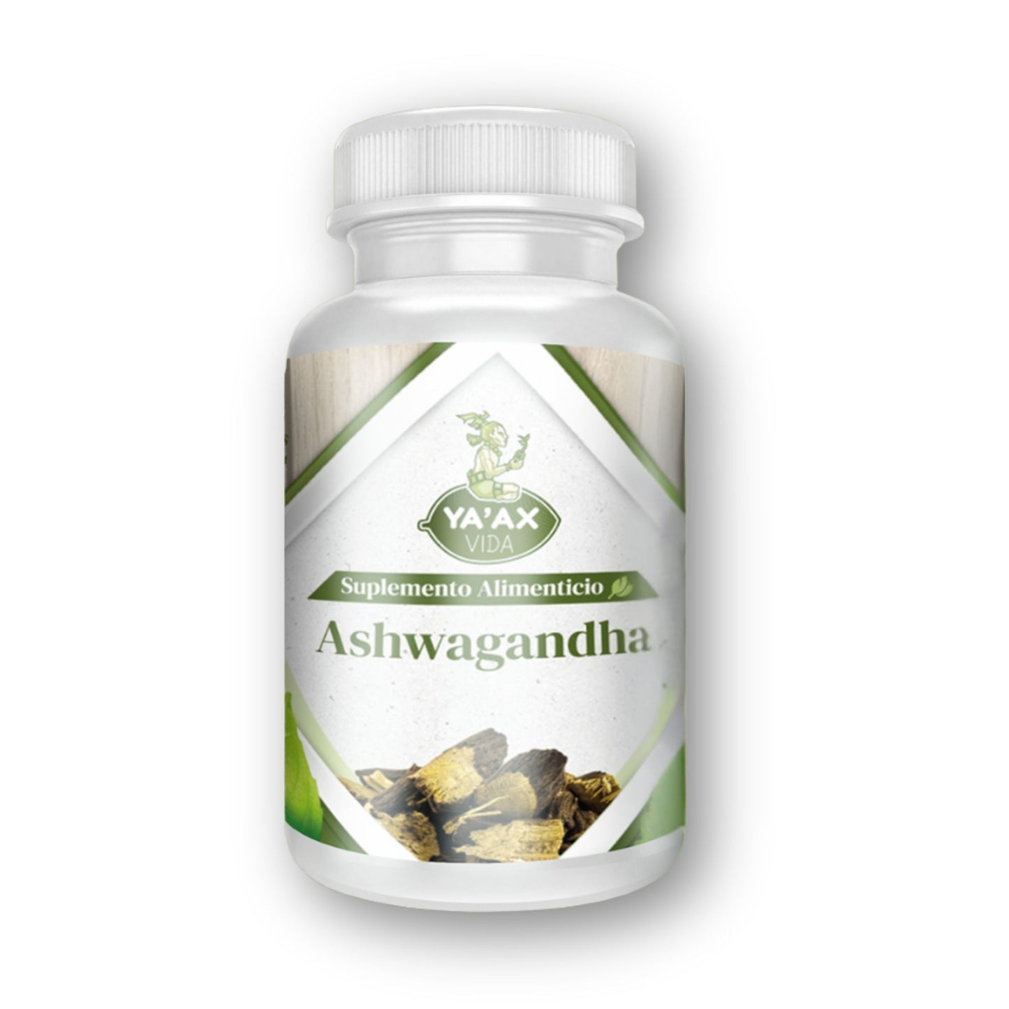 Ashwagandha 90 Capsulas 500 Mg Ya'ax Vida 100% Pura