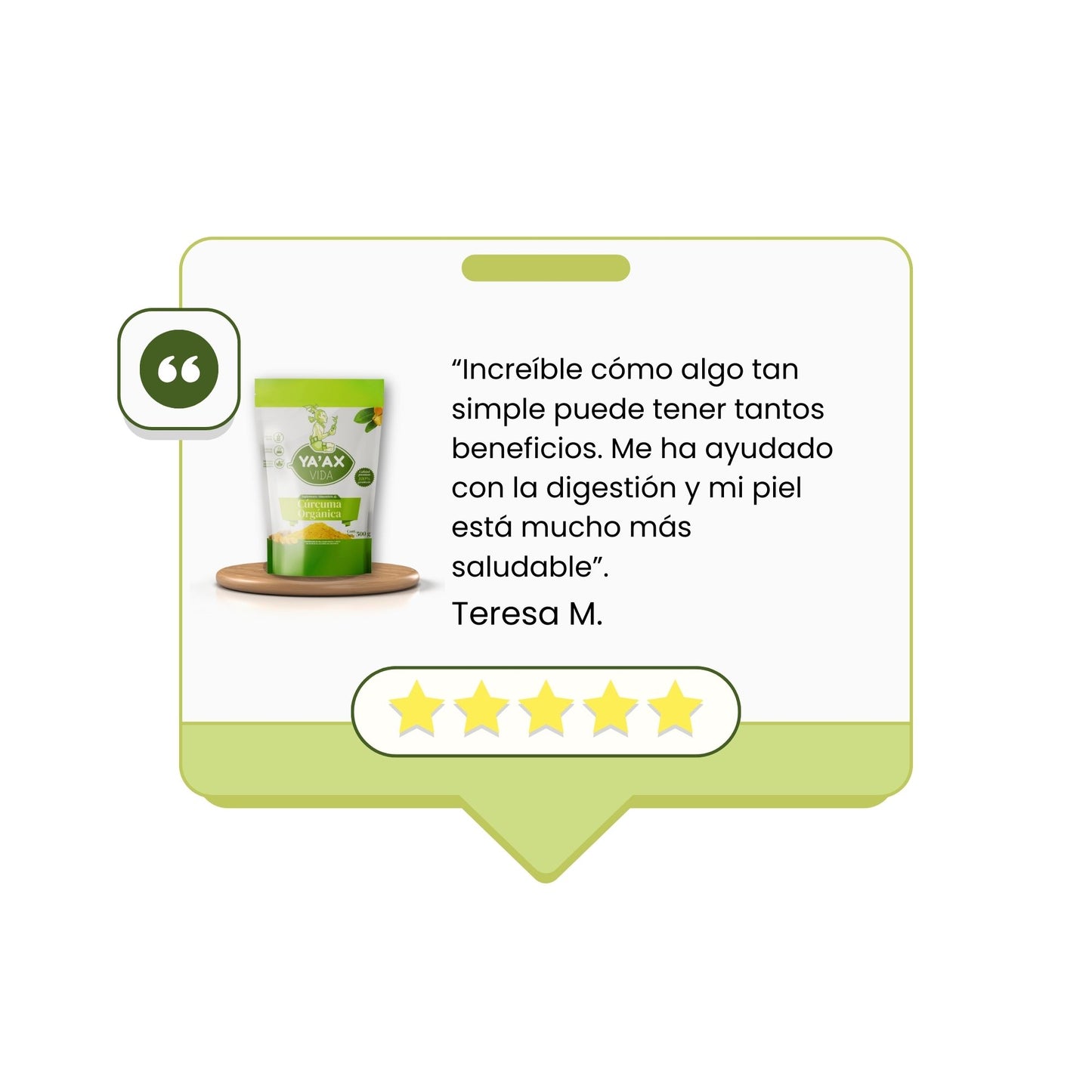 Cúrcuma Orgánica En Polvo 100% Natural 500g