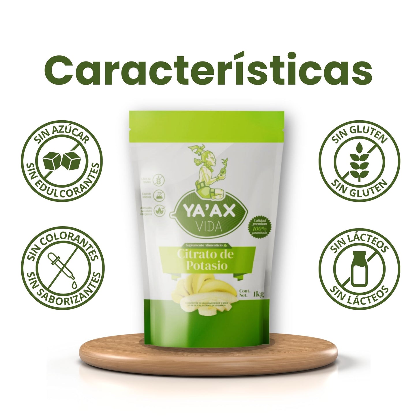 Citrato De Potasio Polvo 100% Puro 1kg