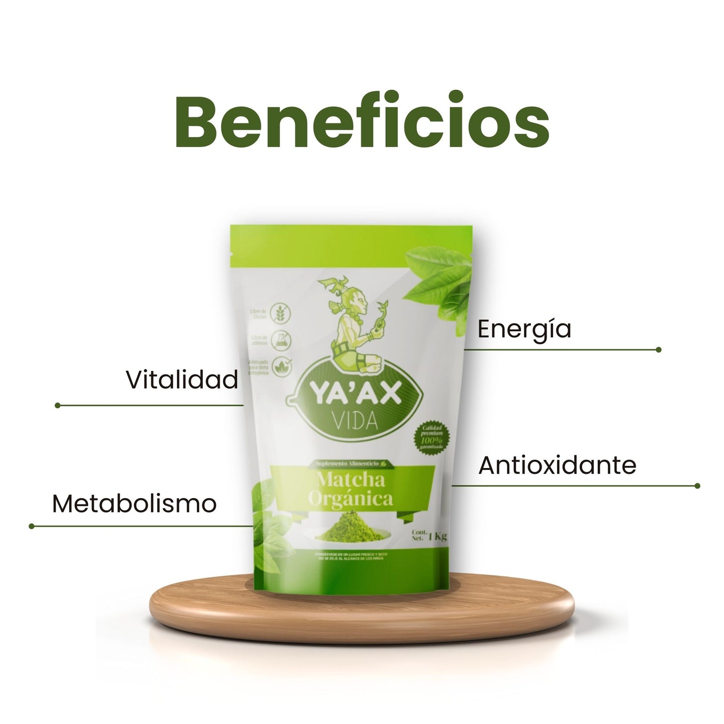Té Matcha Orgánico 1 Kilo Polvo 100% Puro