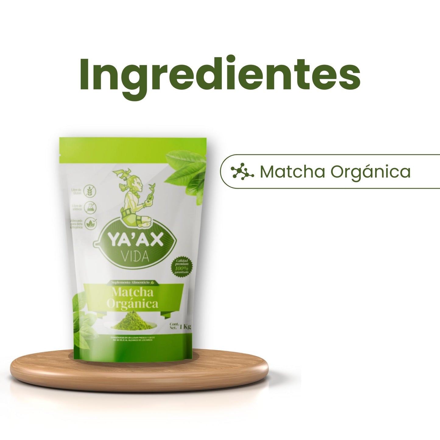 Té Matcha Orgánico 1 Kilo Polvo 100% Puro