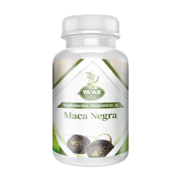 Maca Negra 90 Capsulas 500 Mg Ya' Ax Vida 100% Puro