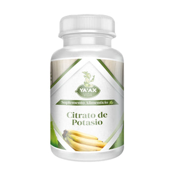 Citrato De Potasio 90 Capsulas 500 Mg Ya'ax Vida 100% Puro