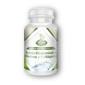 Ácido Hialurónico Biotina Y Colágeno 90 Capsulas 500 Mg Ya'ax Vida