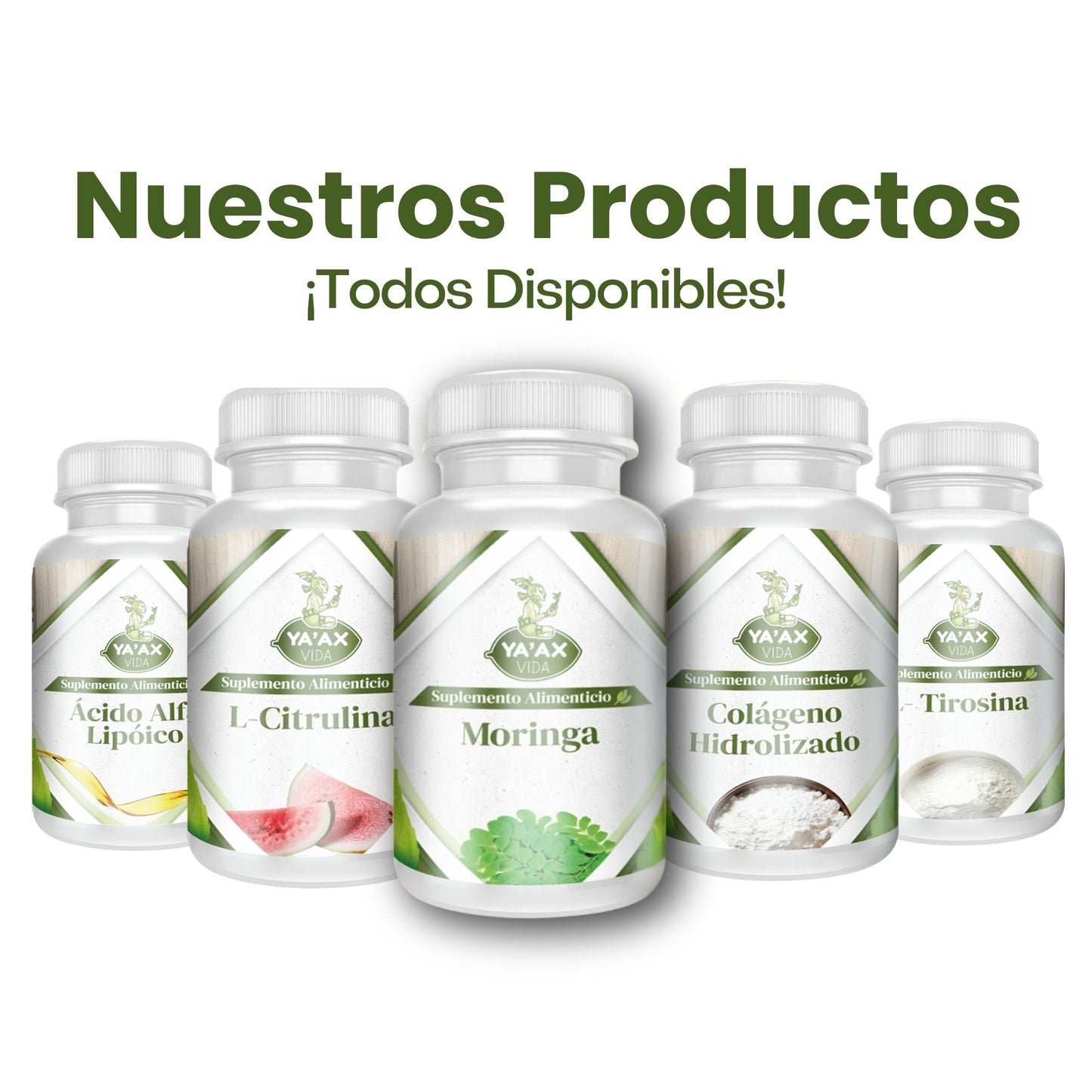 Moringa 90 Capsulas 500 Mg Ya' Ax Vida 100% Puro