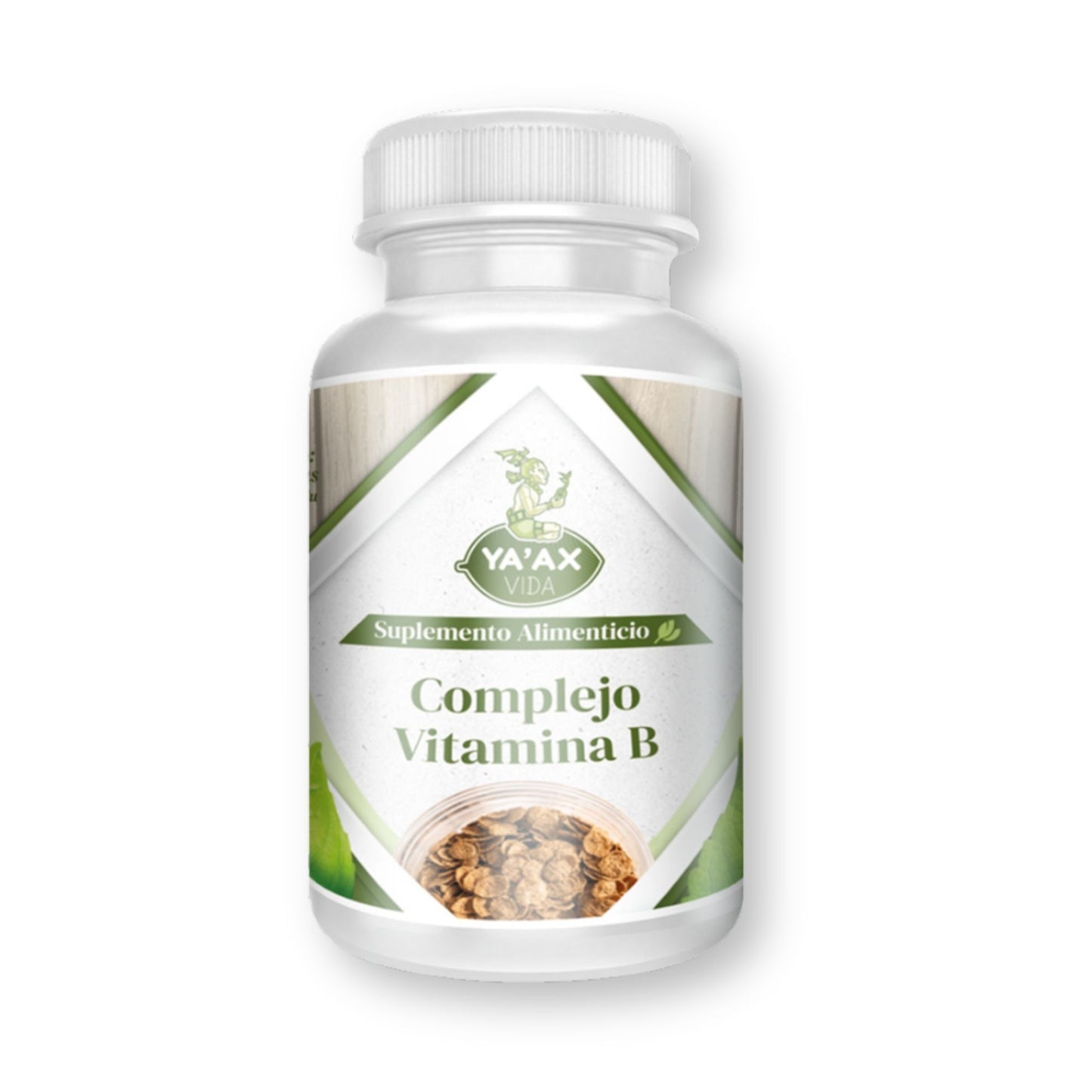 Complejo Vitamina B 90 Capsulas 500 Mg Ya'ax Vida 100% Puro
