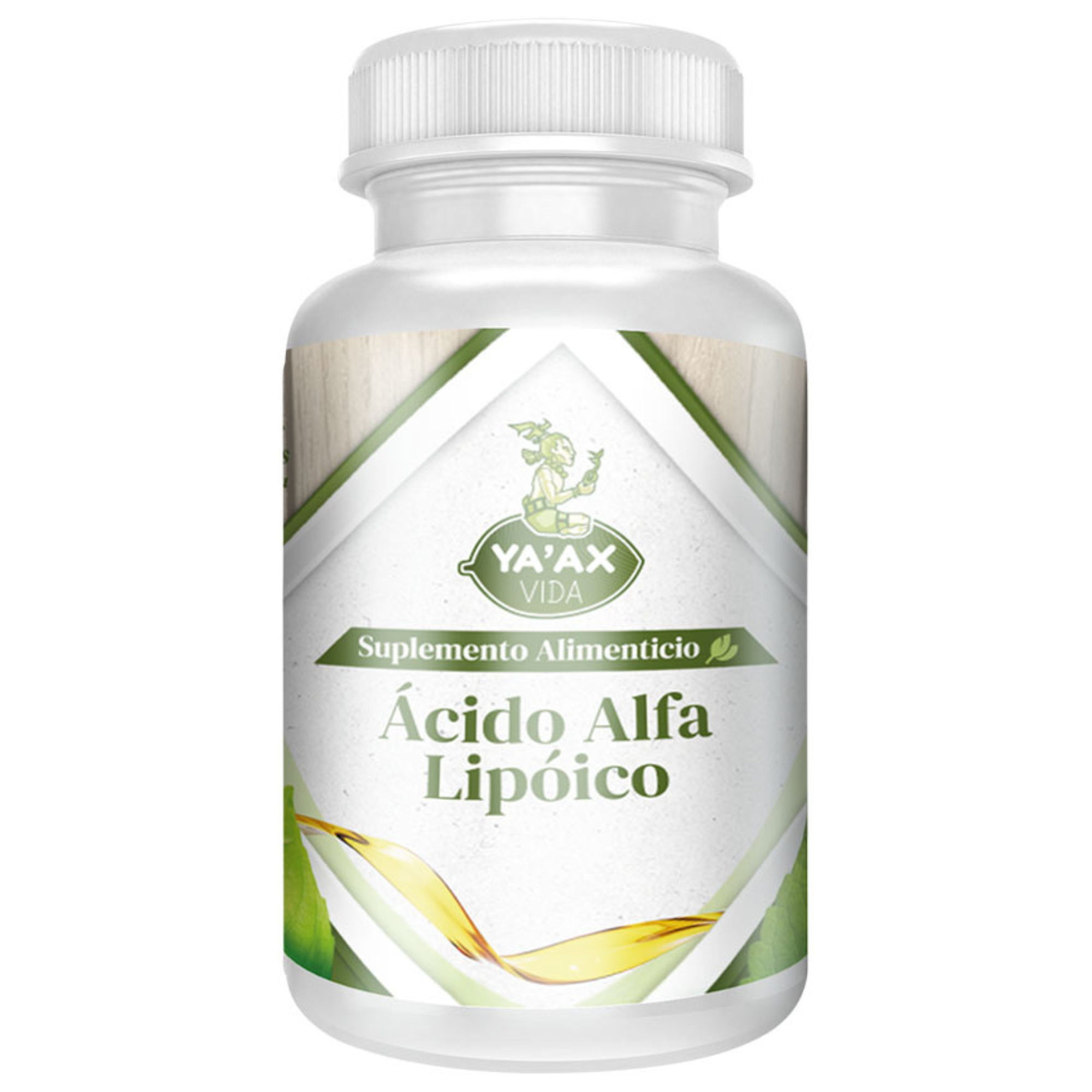 Acido Alfa Lipoico 90 Capsulas  Ya Ax Vida 100% Puro