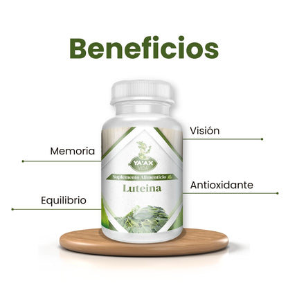 Luteina 90 Capsulas 500 Mg Ya' Ax Vida 100% Puro