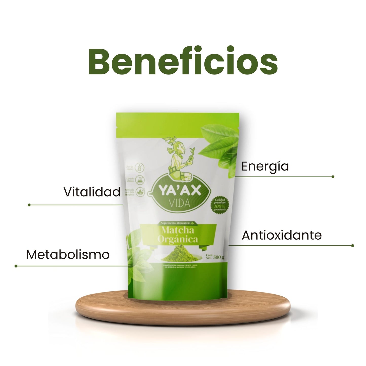 Té Matcha Orgánico 500 Grs Polvo 100% Puro