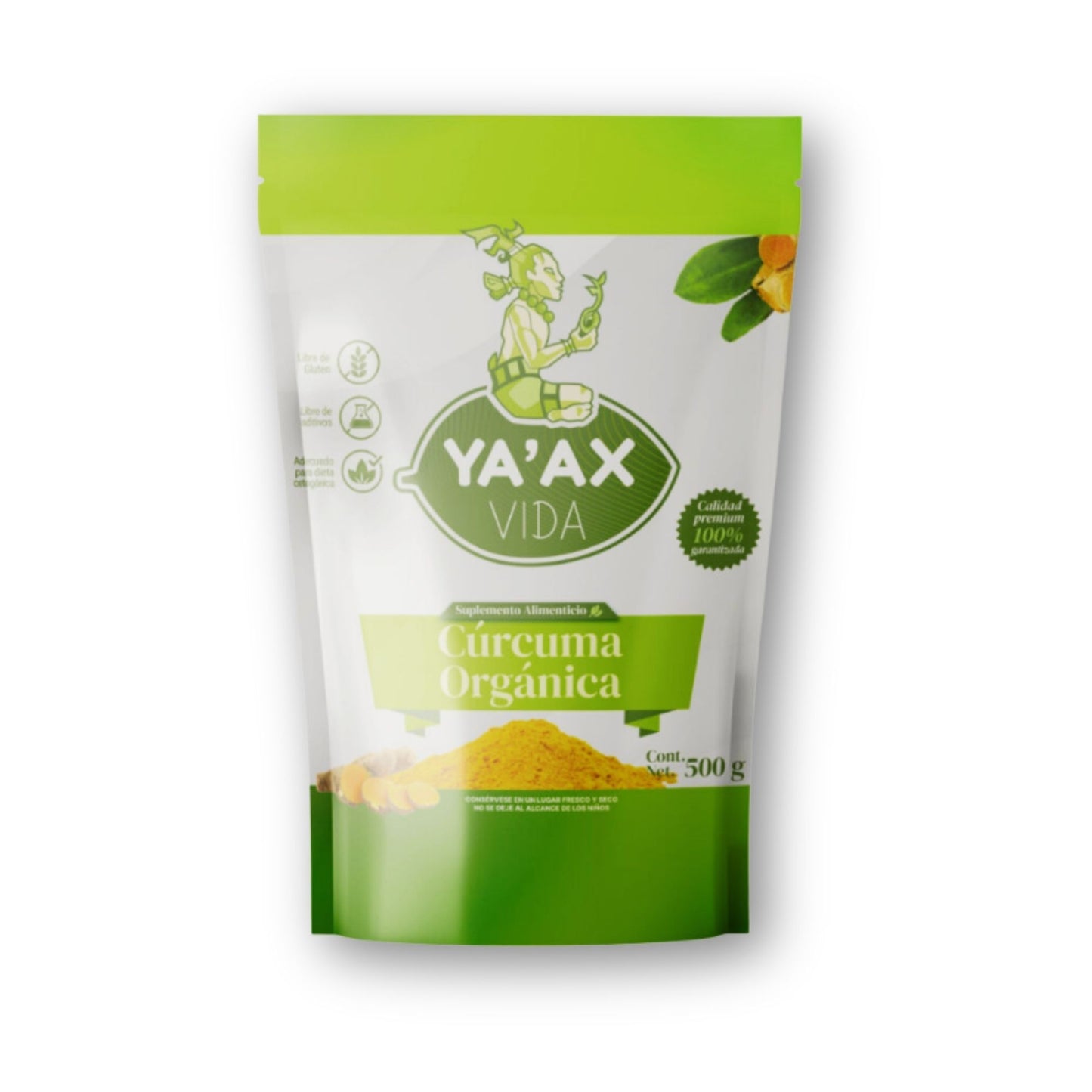 Cúrcuma Orgánica En Polvo 100% Natural 500g