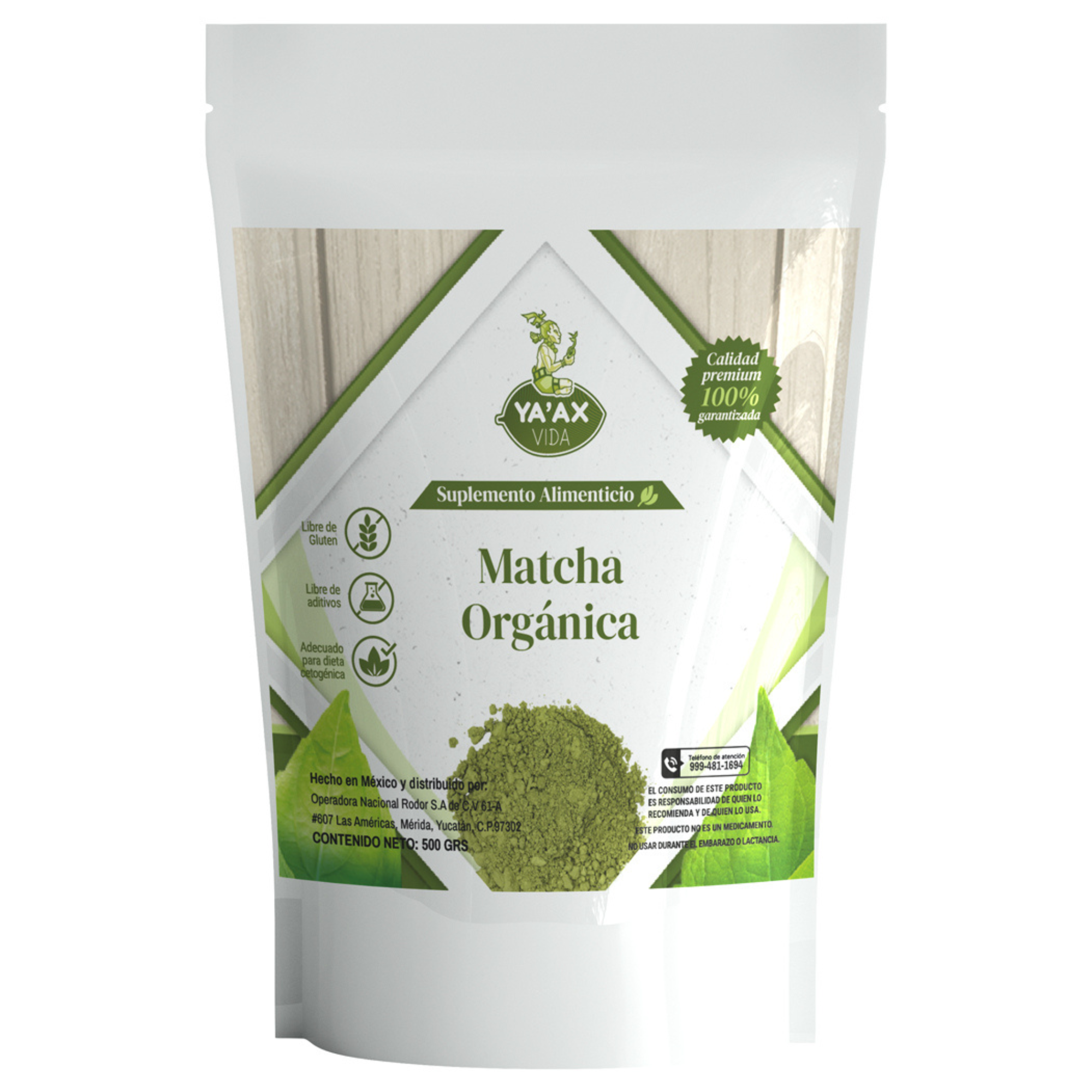 Té Matcha Orgánico 500 Grs Polvo 100% Puro