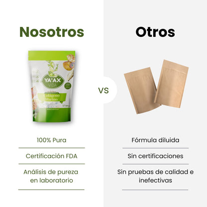 Colágeno Marino Hidrolizado Polvo 500 Grs 100% Puro