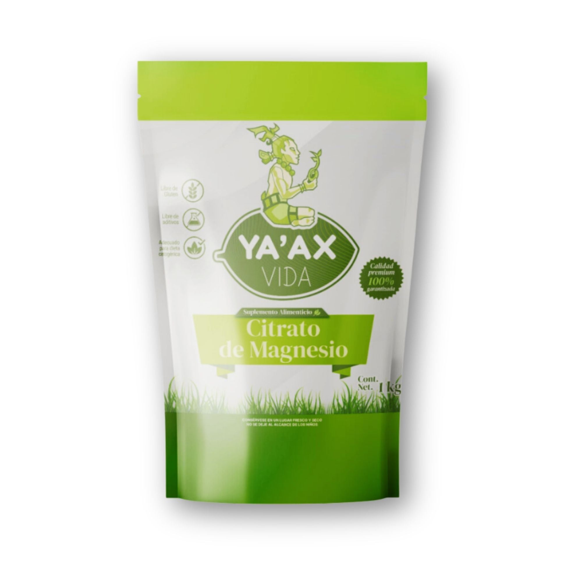 Citrato De Magnesio 1 Kilo Polvo Ya'ax Vida 100% Puro