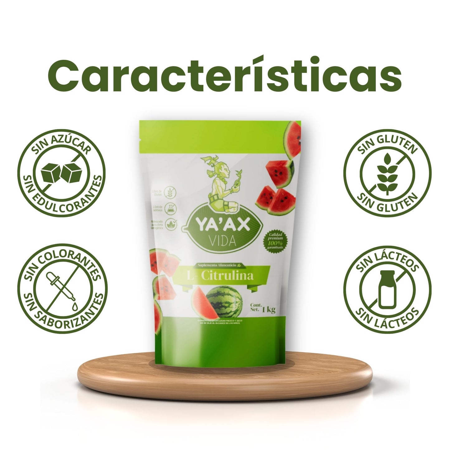 L-citrulina Polvo 1 Kilo Pura 100%