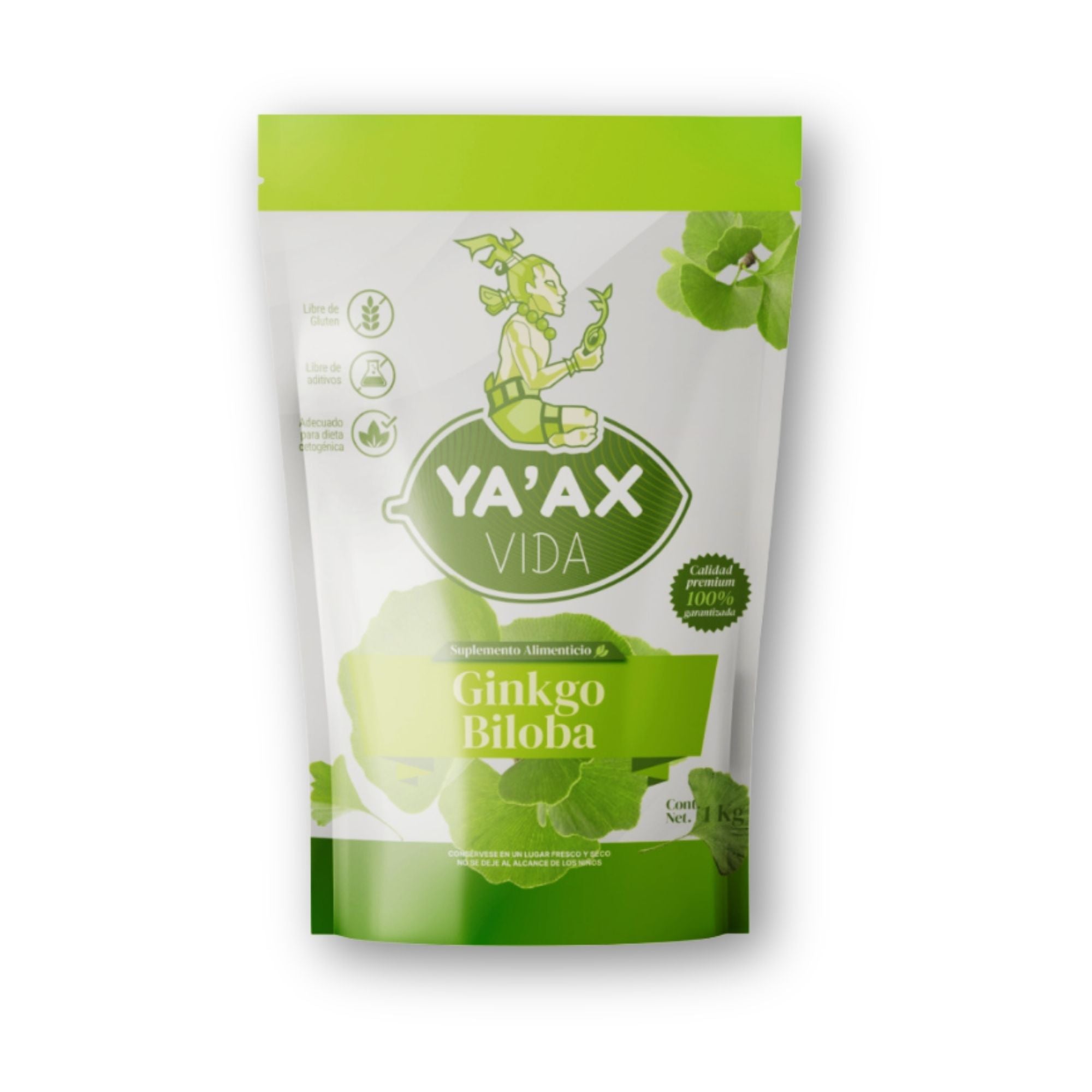 Ginkgo Biloba 1 Kilo Puro En Polvo 100%