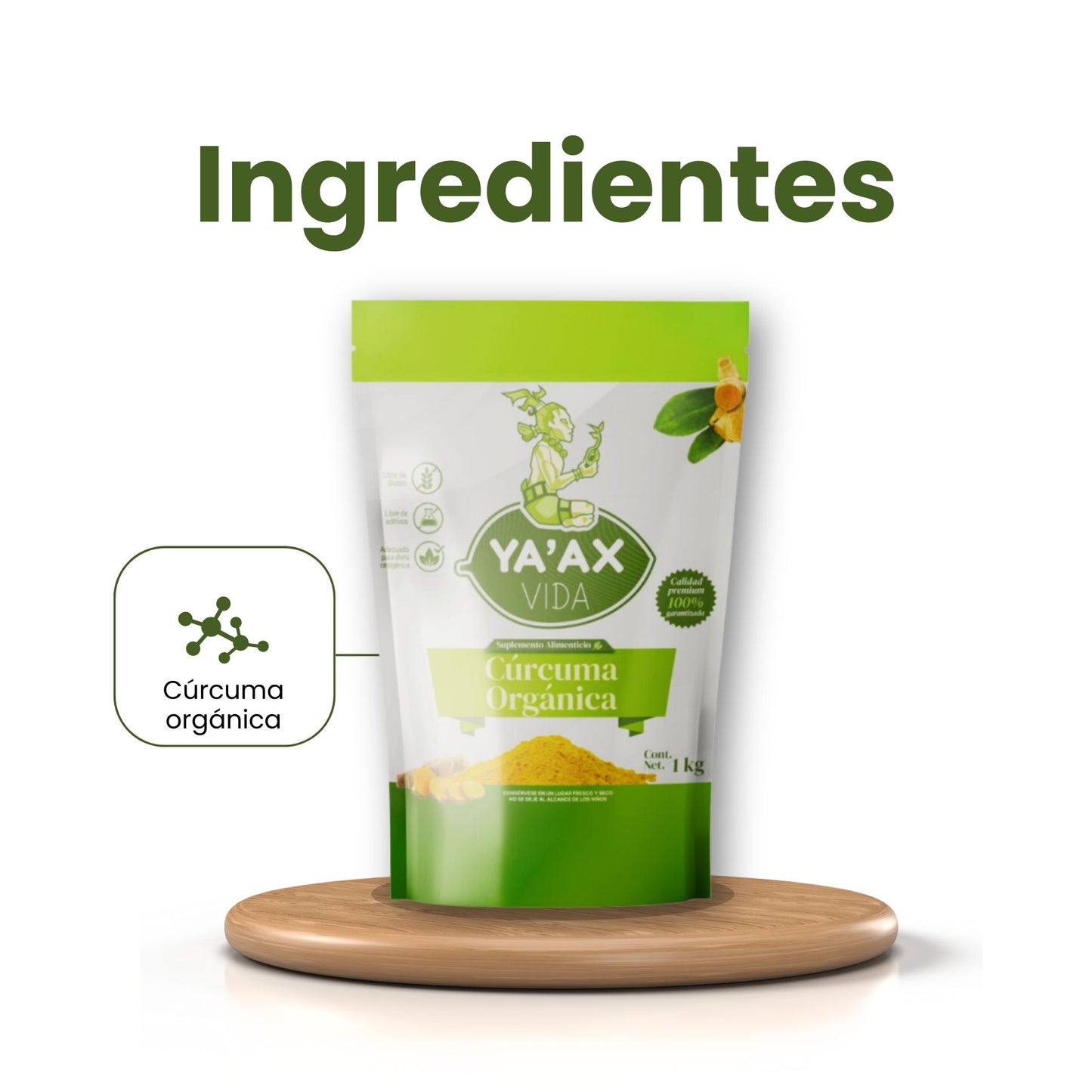 Cúrcuma Orgánica En Polvo 100% Natural 1 Kilo