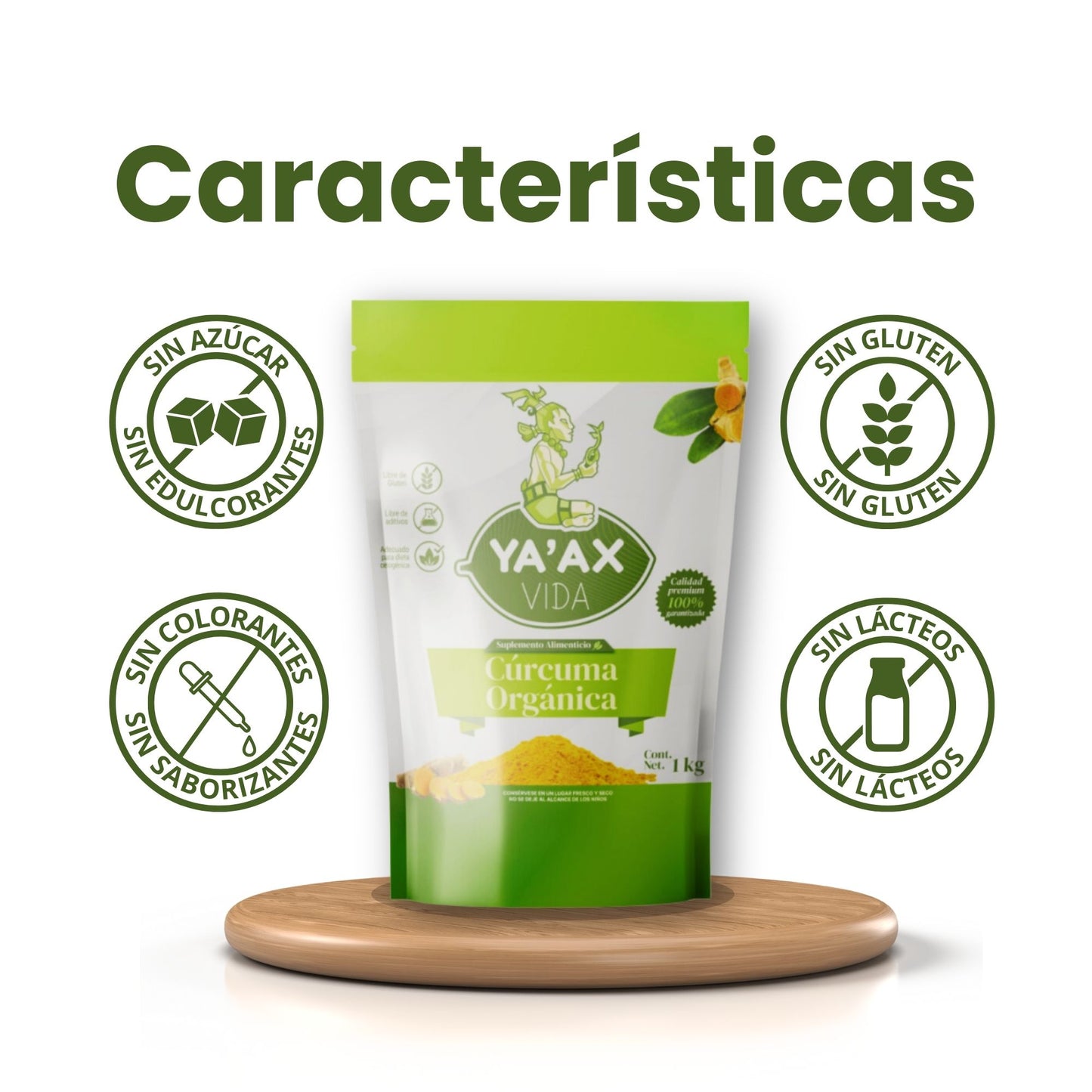 Cúrcuma Orgánica En Polvo 100% Natural 1 Kilo