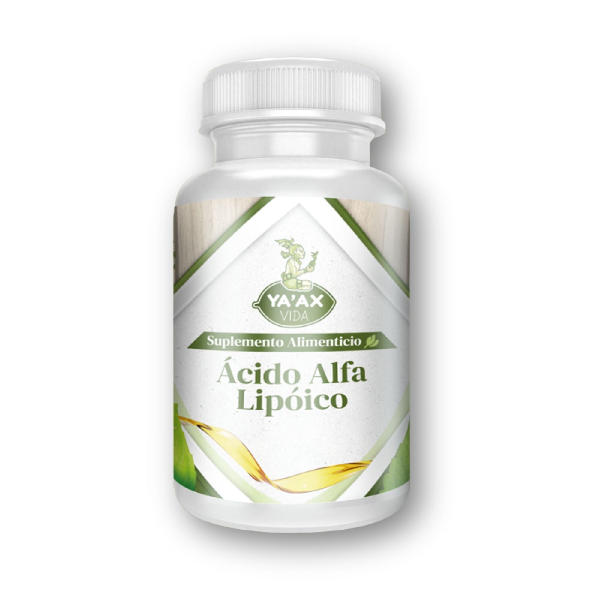 Acido Alfa Lipoico 90 Capsulas  Ya Ax Vida 100% Puro