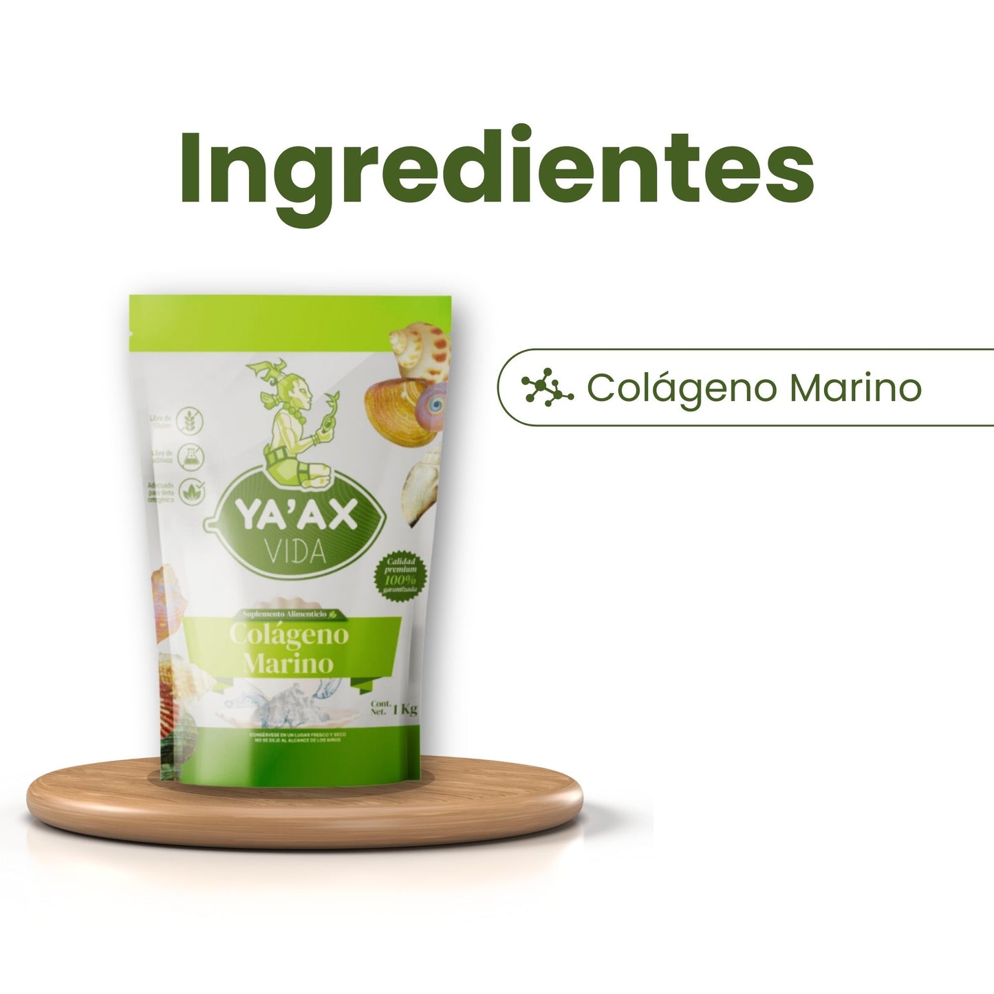 Colágeno Marino Hidrolizado Polvo 1 Kilo 100% Puro