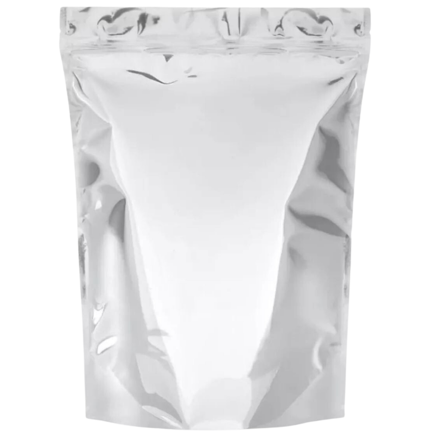 Bolsa Laminada Stand Up Pouch Metalizada Plateada 3 Kg (otros)