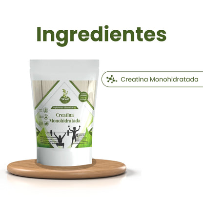 Creatina Monohidratada 500 grs Polvo 100% Pura