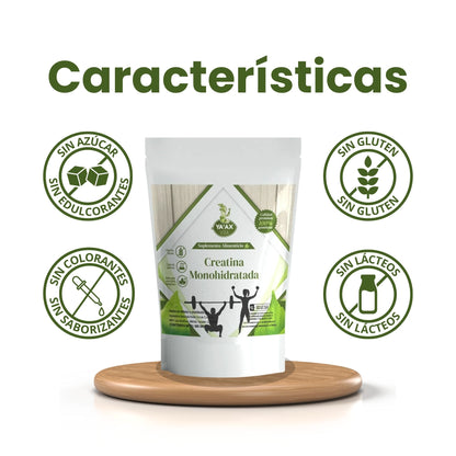 Creatina Monohidratada 500 grs Polvo 100% Pura