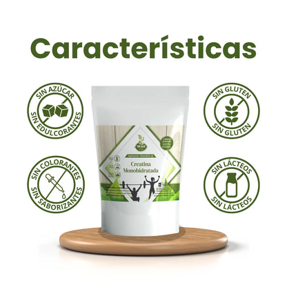 Creatina Monohidratada 1 Kg Polvo 100% Pura