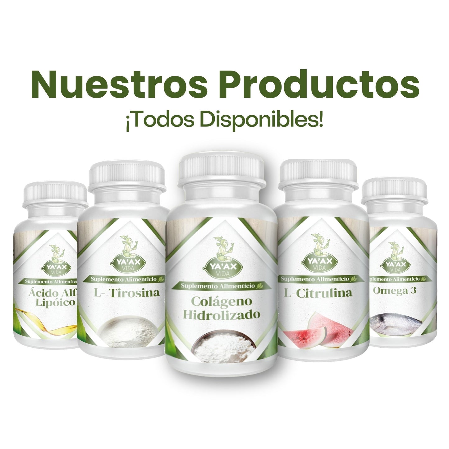 Colágeno Hidrolizado Puro 90 Capsulas 500 Mg Ya'ax Vida