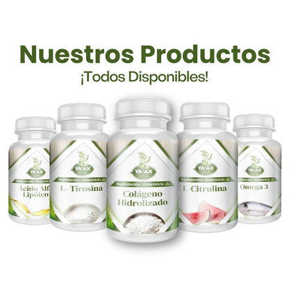 Colágeno Hidrolizado Puro 90 Capsulas 500 Mg Ya'ax Vida