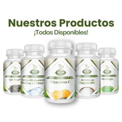 Vitamina C Premium 90 Capsulas 500 Mg Ya' Ax Vida 100% Puro
