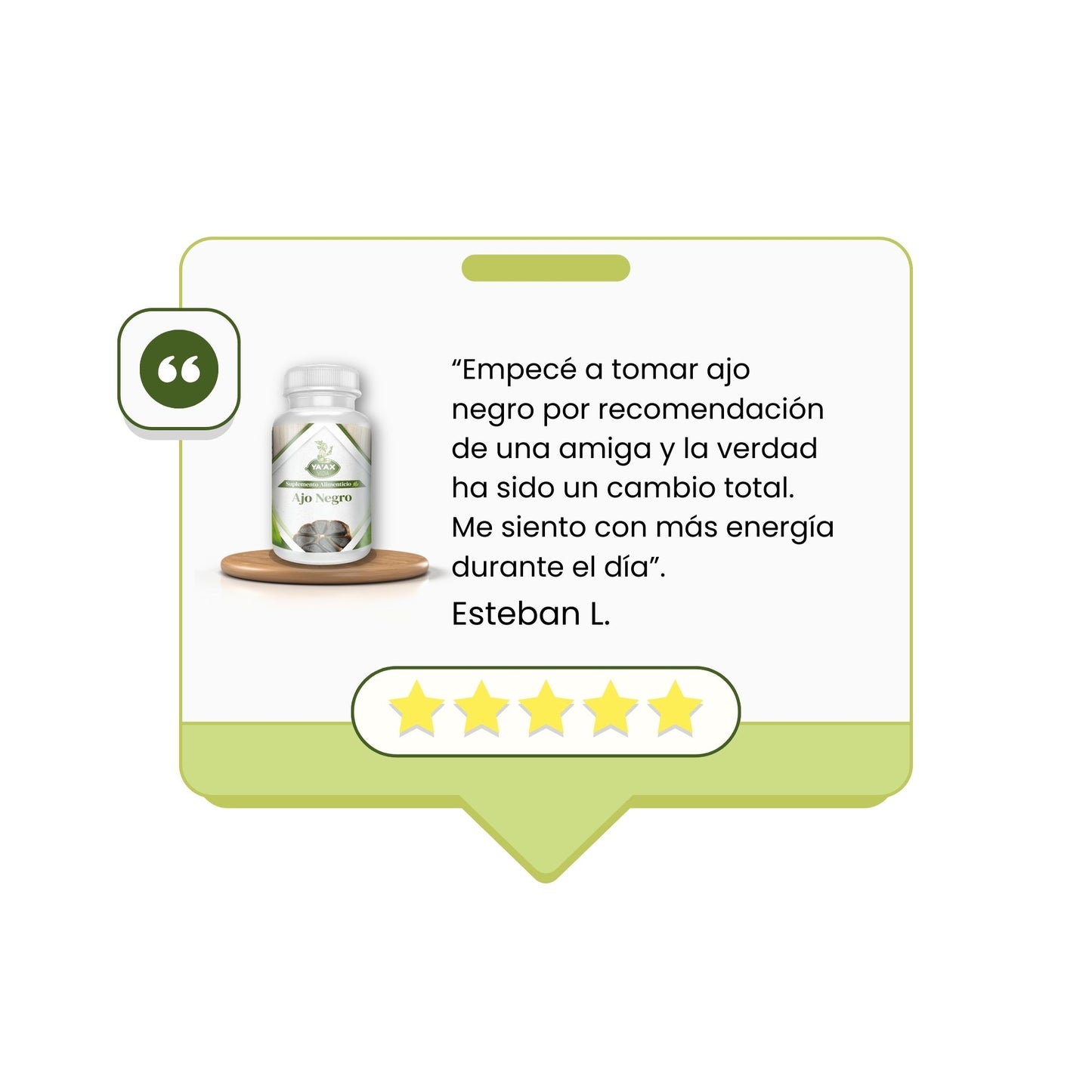 Ajo Negro 90 Capsulas 500 Mg - Ya Ax Vida 100% Puro