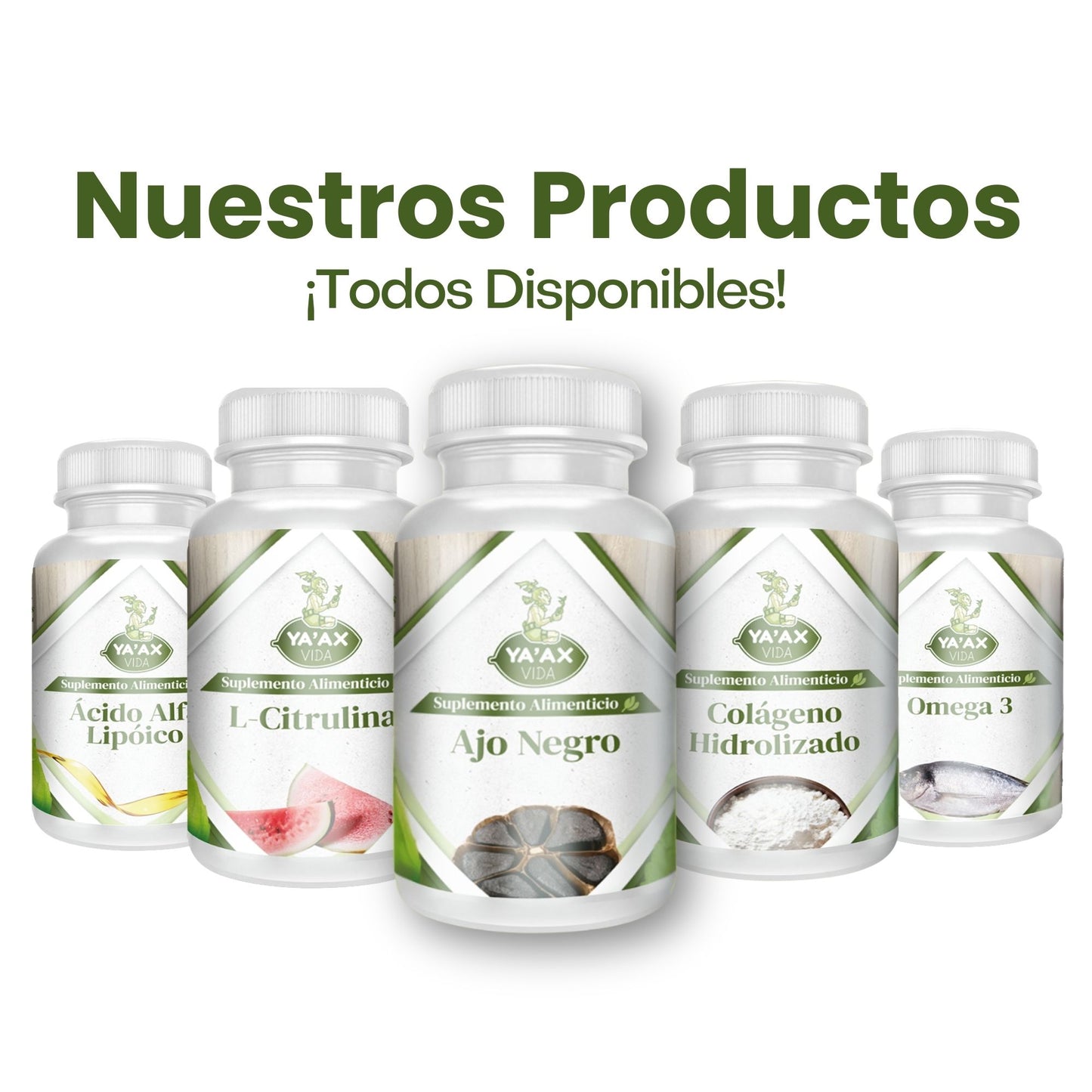 Ajo Negro 90 Capsulas 500 Mg - Ya Ax Vida 100% Puro