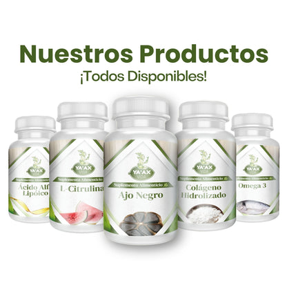 Ajo Negro 90 Capsulas 500 Mg - Ya Ax Vida 100% Puro
