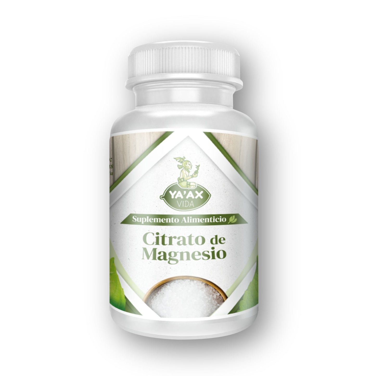 Citrato De Magnesio 90 Capsulas 500 Mg Ya'ax Vida 100% Puro