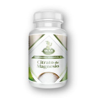 Citrato De Magnesio 90 Capsulas 500 Mg Ya'ax Vida 100% Puro