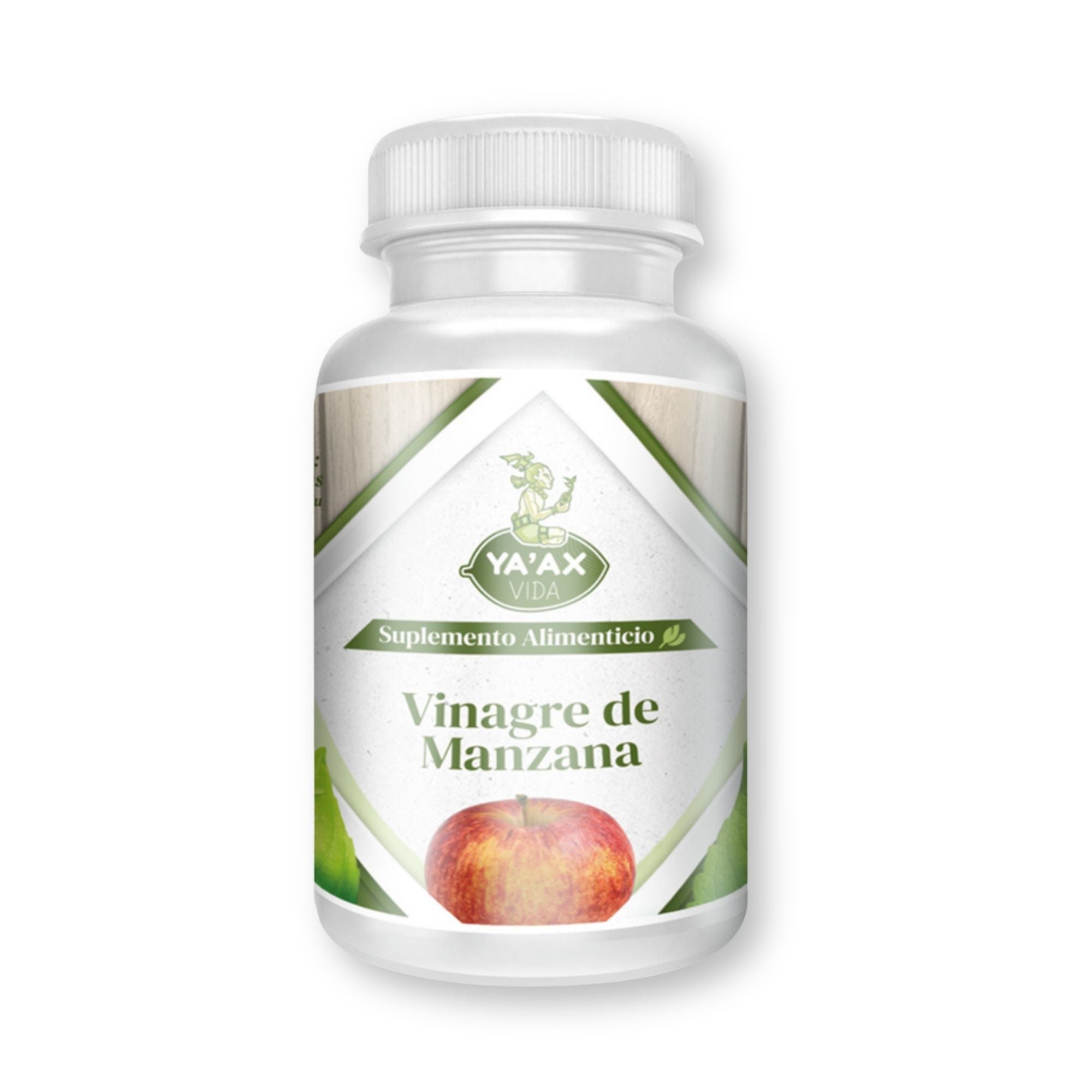 Vinagre De Manzana 90 Capsulas 500 Mg Ya'ax Vida 100% Puro