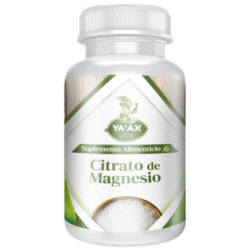 Citrato De Magnesio 90 Capsulas 500 Mg Ya'ax Vida 100% Puro