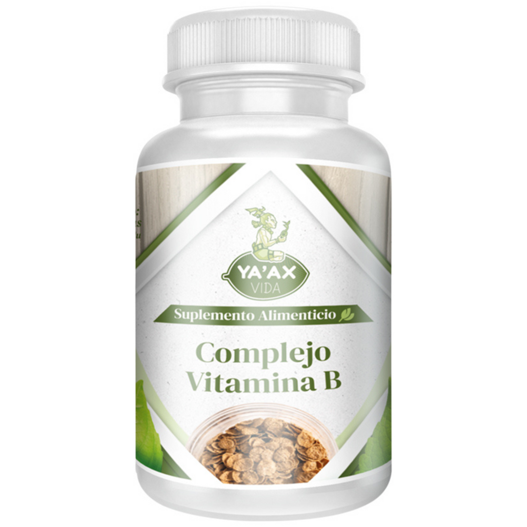 Complejo Vitamina B 90 Capsulas 500 Mg Ya'ax Vida 100% Puro